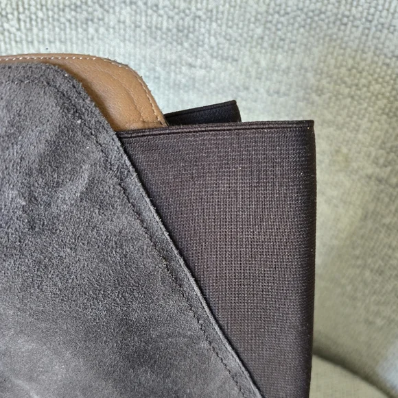 Lucky brand Taupe Suede Riding boots Size 8 - Picture 2 of 7